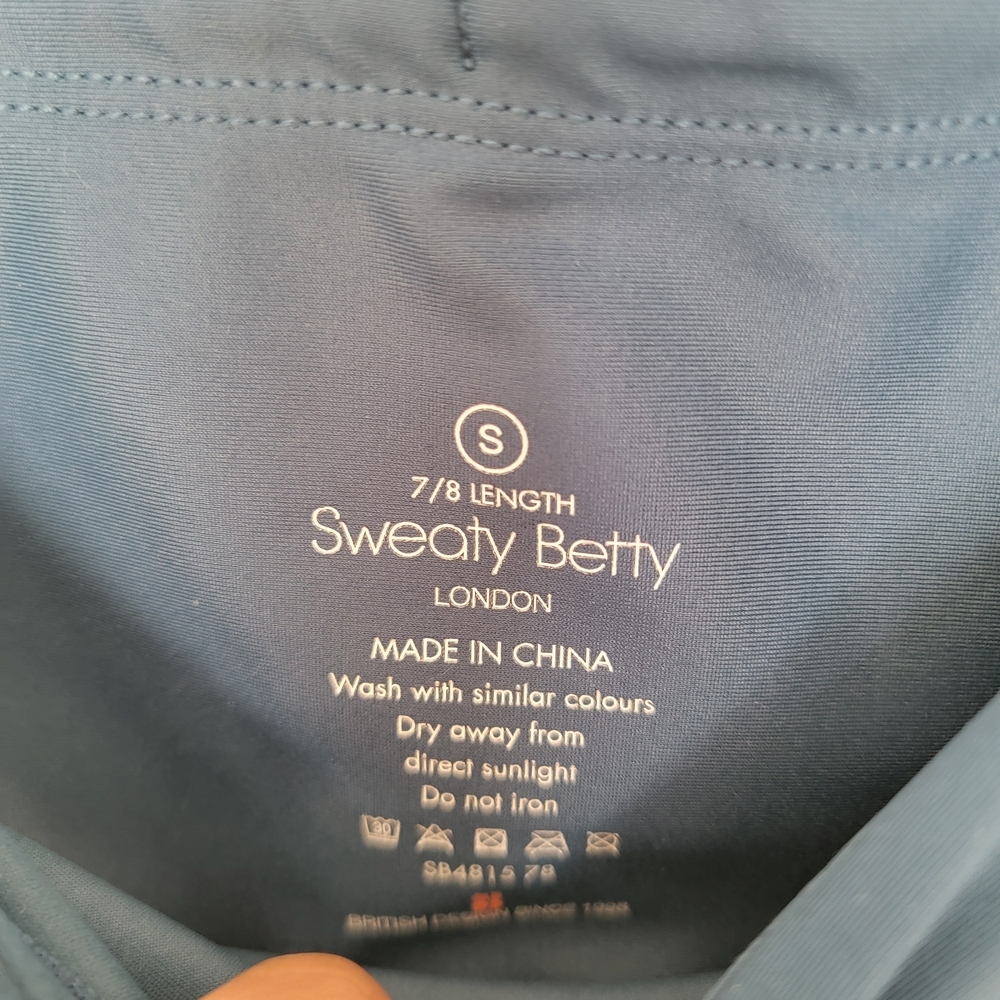 Sweaty Betty Slate Blue Active Leggings - Picture 4 of 7